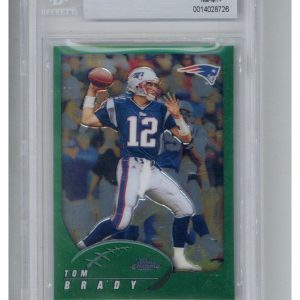 2002 Topps Chrome Tom Brady BGS 8.5
