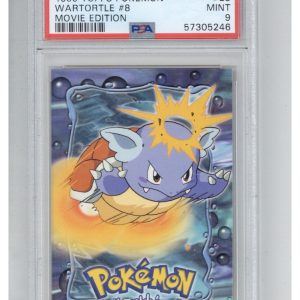 1999 Topps Pokemon the Movie Edt E8 Wartortle #8 PSA 9