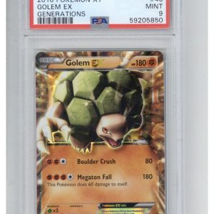 2016 Pokemon XY Generations 46 Golem EX PSA 9