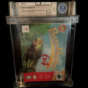 N64 Bass Hunter 64 Sealed WATA 7.5 A+ POP 1