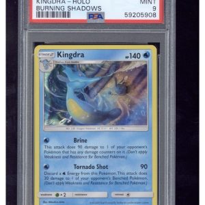 2017 Pokemon Sun & Moon Burning Shadows 31 Kingdra-Holo PSA 9