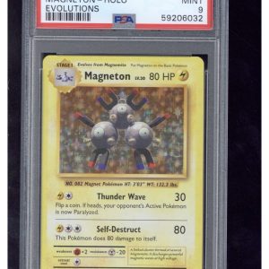 2016 Pokemon XY Evolutions 38 Magneton-Holo PSA 9