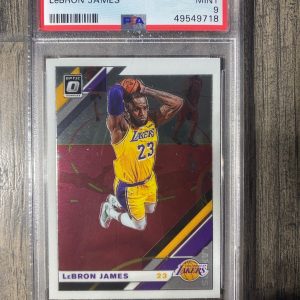 2019 Donruss Optic LeBron James PSA 9