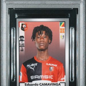 2019 Panini Foot Eduardo Camavinga PSA 7