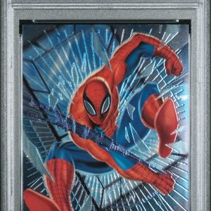 1995 Flair '95 Marvel Annual Chromium 1 Spider-Man PSA 9