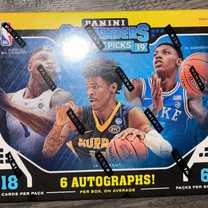 2019 20 Panini Contenders Draft Picks NBA Hobby Box Zion Morant Garland