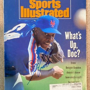 Dwight Doc Gooden Signed 1993 Sports Illustrated Magazine Beckett BAS