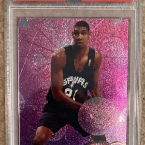 1997 Metal Universe Tim Duncan 66 Rookie PSA 8.5