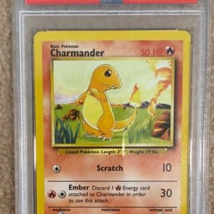 1999 POKEMON SET UNLIMITED #46/102 CHARMANDER COMMON PSA 8