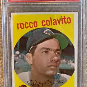 1959 Topps 420 Rocco Colavito PSA 7