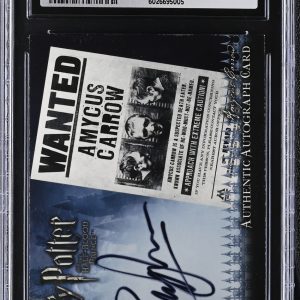 2009 Artbox Harry Potter Ralph Ineson Autograph Signed Amycus Carrow CGC 7
