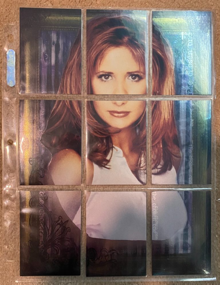 1998 Buffy the Vampire Slayer The CHOSEN ONE PUZZLE SET C1-C9 Inkworks WB