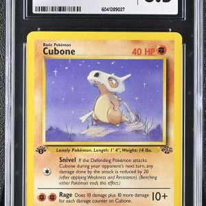 1999 Pokemon Jungle 1st Edition Cubone 50 cgc 8.5