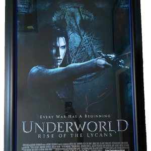 Rhona Mitra Signed Underworld Rise of Lycans Framed Poster Celebrity Authentics