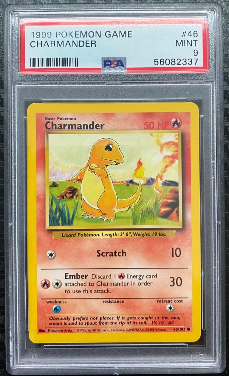 1999 Pokemon Base Set #46 Charmander PSA 9