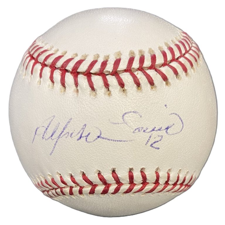 Alphonso Soriano Signed OML Baseball PSA/DNA PSA