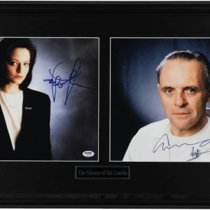 Anthony Hopkins Jodie Foster Signed Silence of the Lambs 11x14 Photos PSA/DNA