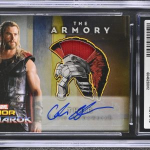 2018 Upper Deck Marvel Thor Ragnarok Chris Hemsworth The Armory Autograph CGC 8