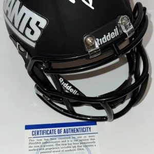 Wan’Dale Wandale Robinson Signed Autographed New York Giants Mini Helmet JSA