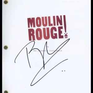 Baz Luhrmann "Moulin Rouge!" Director AUTOGRAPH Signed Script Screenplay ACOA