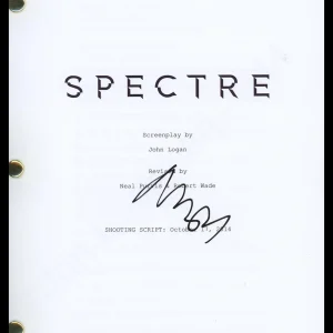 Andrew Scott "Spectre" AUTOGRAPH Signed 'C' Complete Script Screenplay B ACOA