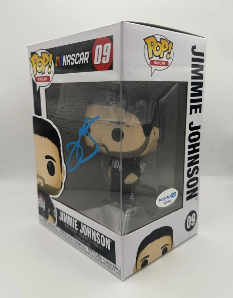 Jimmie Johnson AUTOGRAPH Signed NASCAR Racing Ally 09 Funko Pop Figure B ACOA