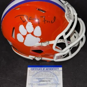 Danny Ford Signed Autographed Clemson Tigers Mini Helmet JSA COA