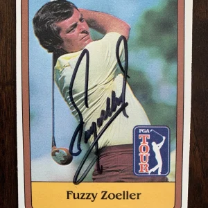 FUZZY ZOELLER HAND SIGNED 1981 ROOKIE CARD+COA     4 BONUS UNSIGNED ROOKIE CARDS