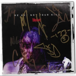 Slipknot REAL hand fully SIGNED We Are Not Your Kind CD JSA LOA Corey Taylor + 8