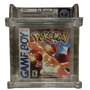 1996 Nintendo Game Boy Pokemon Red Version WATA 9.2 A+
