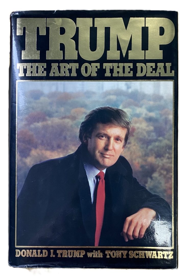 President Donald Trump 1st Edition The Art of the Deal Book 1987