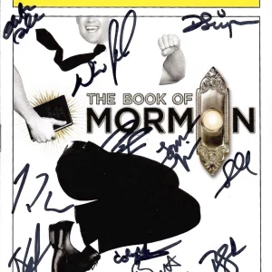 THE BOOK OF MORMON SIGNED NEW YORK CITY PLAYBILL+COA SIGNED BY 2016 CAST