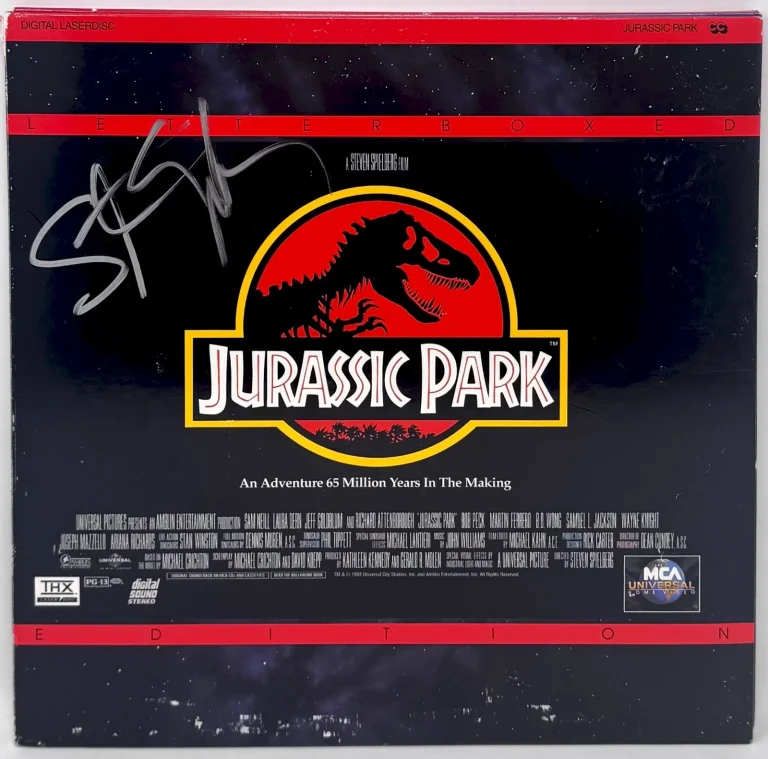 Steven Spielberg Signed Autograph Jurassic Park Movie Laserdisc Director ACOA