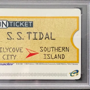2003 Pokemon e Card Promo SS Tidal EON Ticket PSA 9