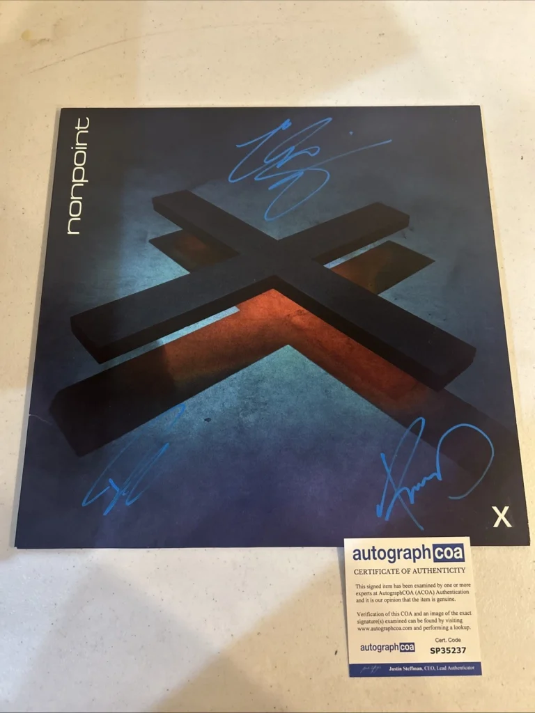 NONPOINT SIGNED AUTOGRAPH VINYL ALBUM ACOA X RECORD LP SORIANO & OTHERS