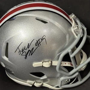 Tavien St. Clair Signed Autographed Ohio State Buckeyes Mini Helmet PSA/DNA COA