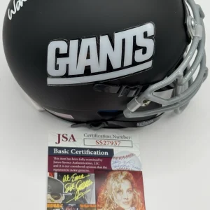 Wan’Dale Wandale Robinson Signed Autographed New York Giants Mini Helmet JSA