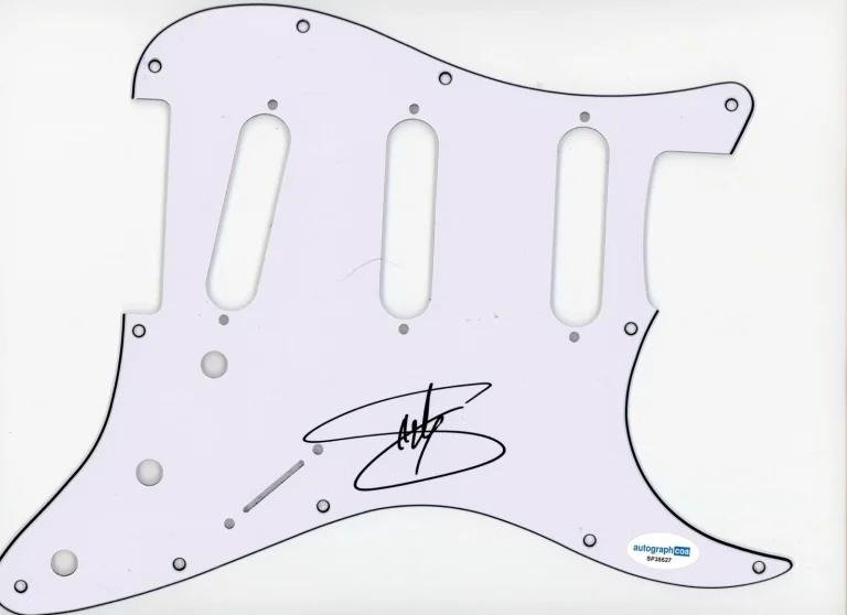 SHAGGY SIGNED AUTOGRAPH STRAT GUITAR PICKGUARD ACOA REGGAE IT WASNT ME