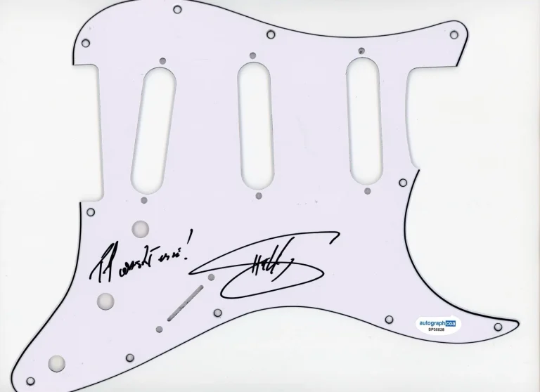 SHAGGY SIGNED AUTOGRAPH STRAT GUITAR PICKGUARD ACOA REGGAE IT WASNT ME