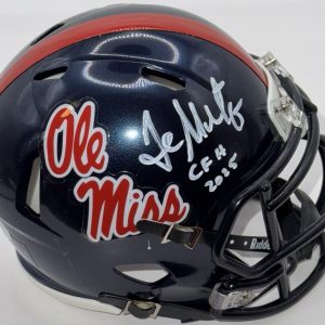 Terrence Metcalf Signed Autographed Ole Miss Rebels Mini Helmet PSA/DNA COA