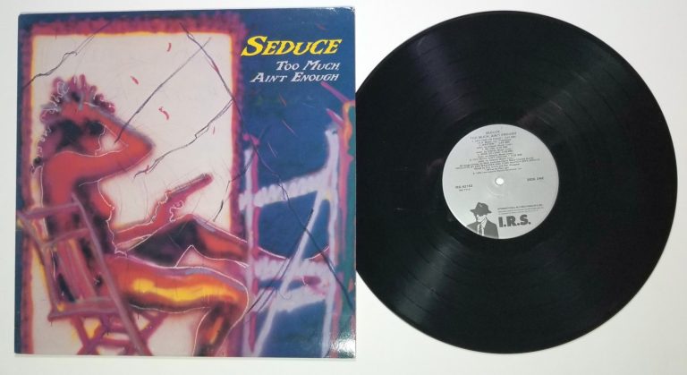 Seduce rock band 1988 Too Much Ain't Enough Vinyl Record LP promotional copy