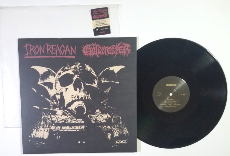 Iron Reagan and Gatecreeper bands 2018 Split LP 12