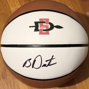 Brian Dutcher Signed Autographed San Diego State Aztecs Logo Basketball JSA COA