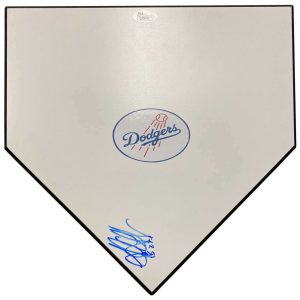 Adrian Gonzalez Signed Autographed Dodgers Mini Home Plate JSA