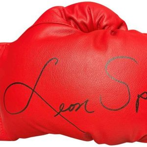 Leon Spinks Signed Auto Everlast Boxing Glove Beckett BAS
