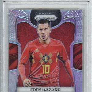 2018 Panini Prizm World Cup 13 Eden Hazard Silver Prizm PSA 9