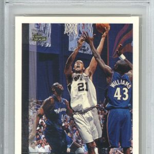 1997 Topps 115 Tim Duncan PSA 9