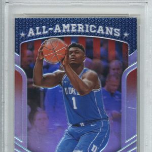 2019 Panini Prizm Draft Picks 100 Zion Williamson Silver Prizm PSA 9