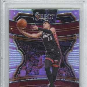 2019 Panini Select 63 Tyler Herro Silver Prizm PSA 8