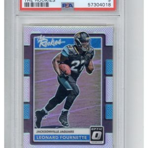 2017 Panini Donruss Optic the Rookies 2 Leonard Fournette PSA 9